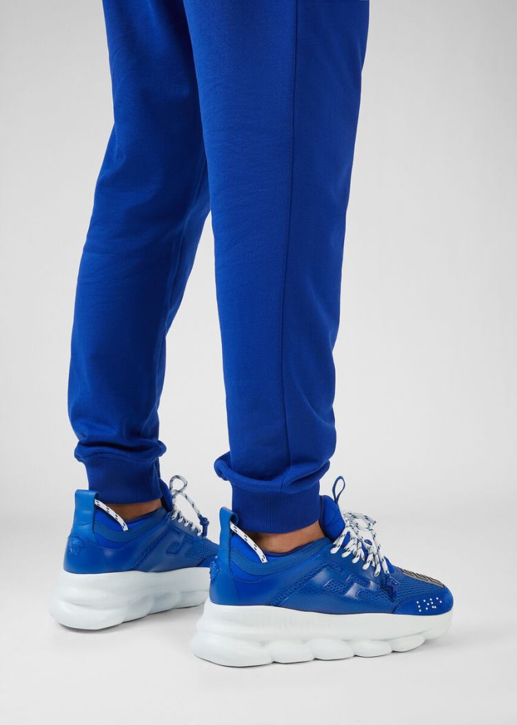 Versace Chain Reaction Trainers αθλητικα ανδρικα μπλε | RTC1KMI