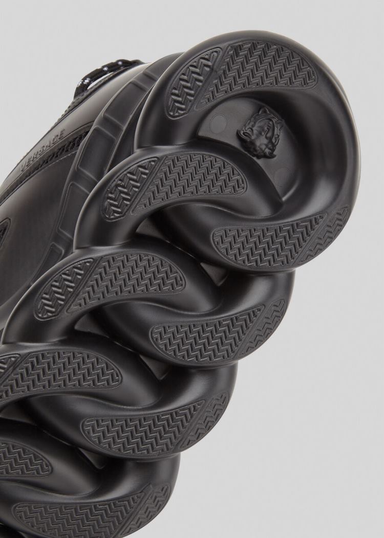 Versace Chain Reaction Trainers αθλητικα ανδρικα μαυρα | TVSS6TM
