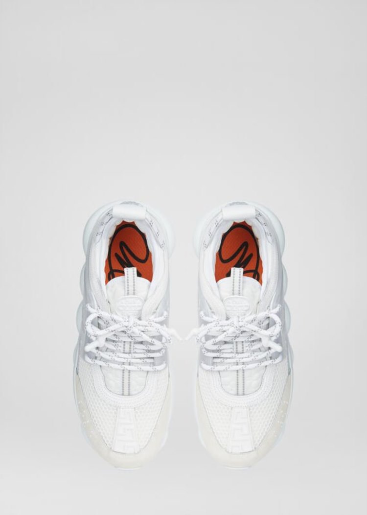 Versace Chain Reaction Trainers αθλητικα γυναικεια ασπρα | YDINV0M