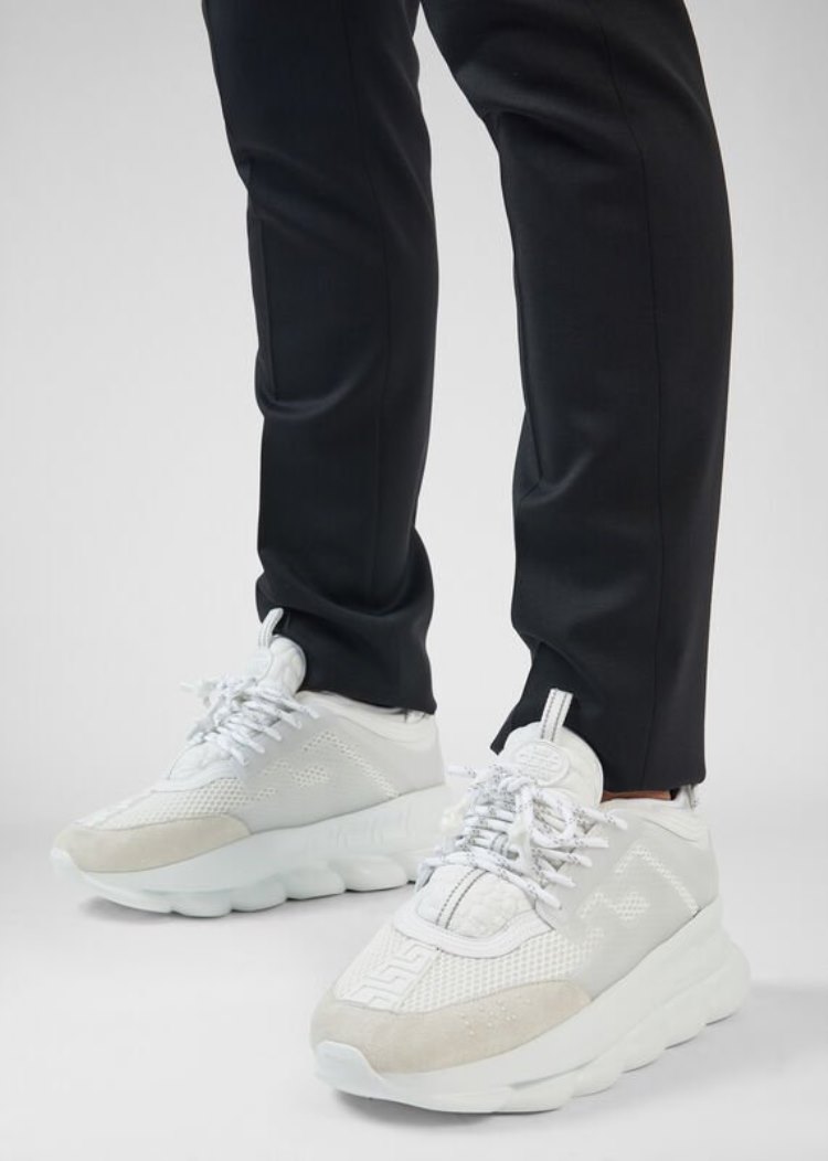 Versace Chain Reaction Trainers αθλητικα ανδρικα ασπρα | ZYGWYUD