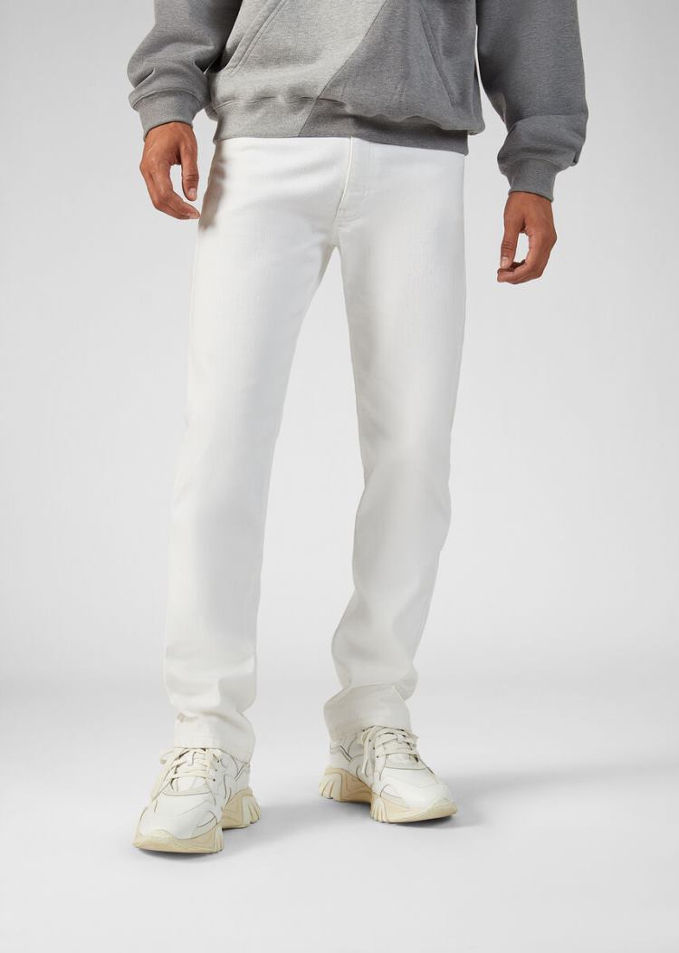 Versace Compilation Loose Fit Jeans τζιν παντελονι ανδρικα ασπρα | XVQ7414