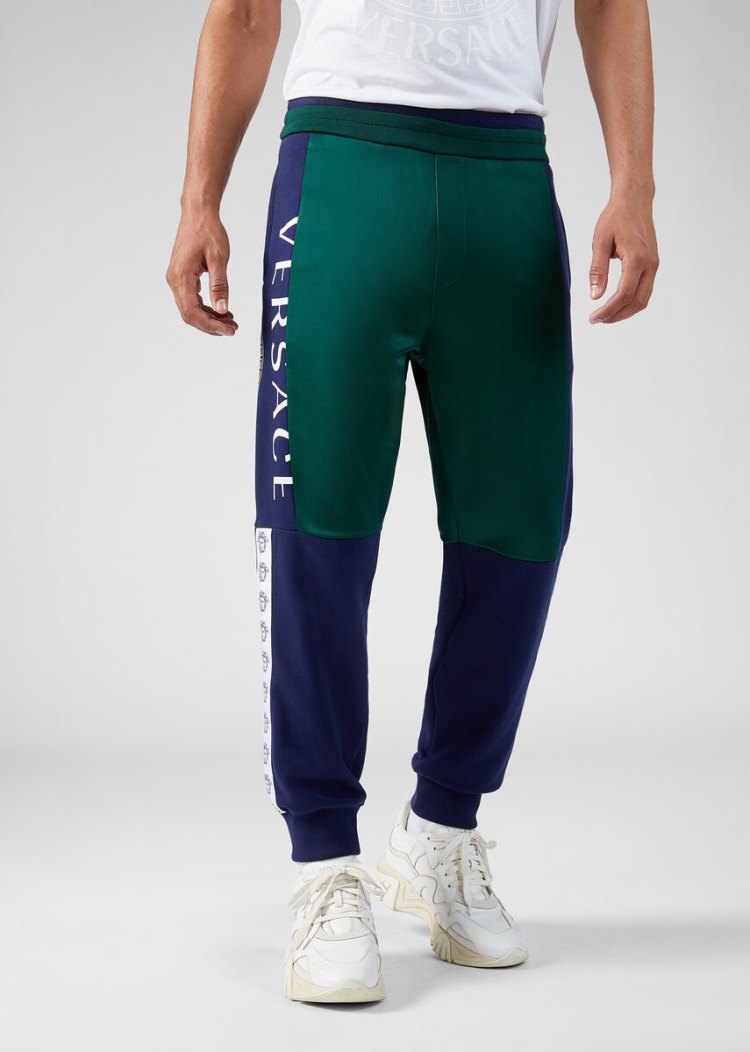 Versace Compilation Trackpants παντελόνι ανδρικα μπλε | Y58NKPI