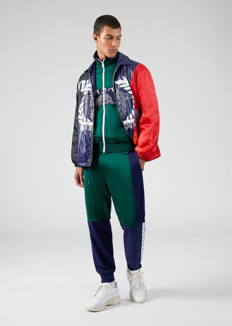 Versace Compilation Trackpants παντελόνι ανδρικα μπλε | Y58NKPI