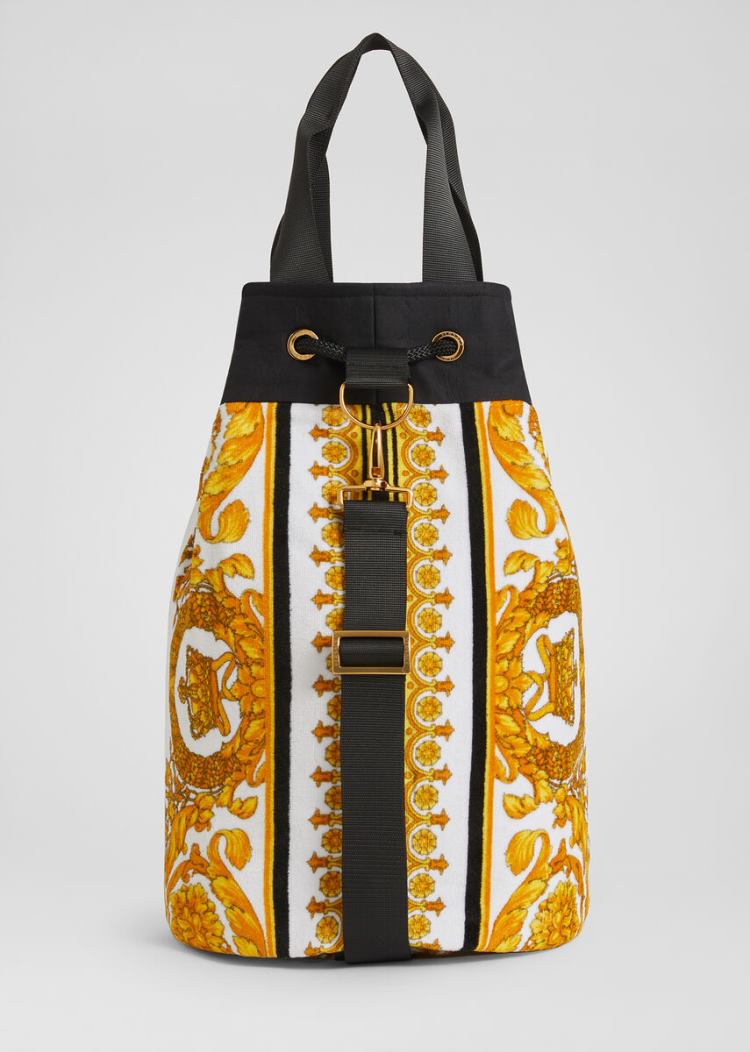 Versace Crete de Fleur Beach Bag μαγιό γυναικεια Πολύχρωμο | QQE64OS