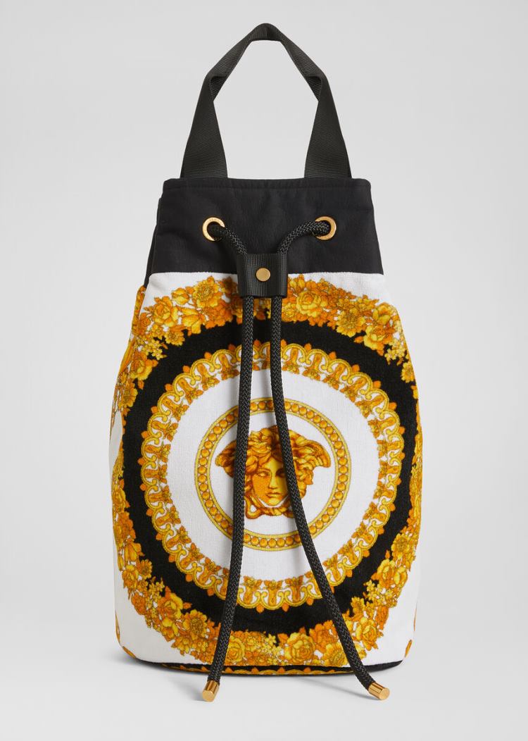 Versace Crete de Fleur Beach Bag μαγιό γυναικεια Πολύχρωμο | QQE64OS