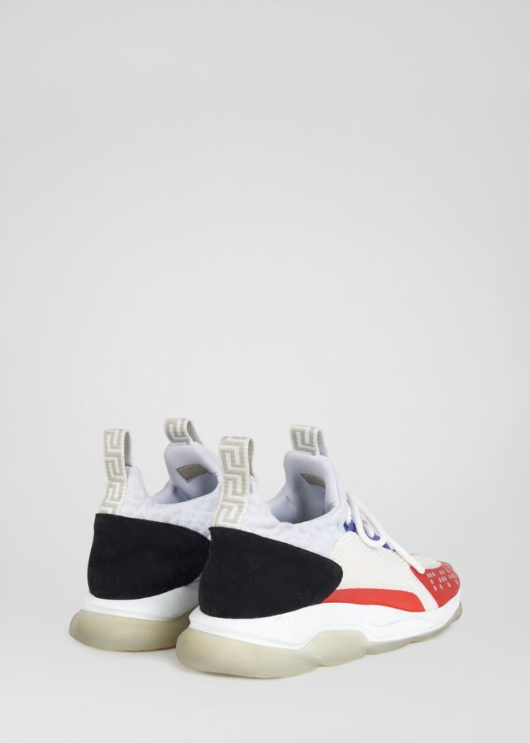 Versace Cross Chainer Trainers αθλητικα ανδρικα ασπρα | 1EDM4RF