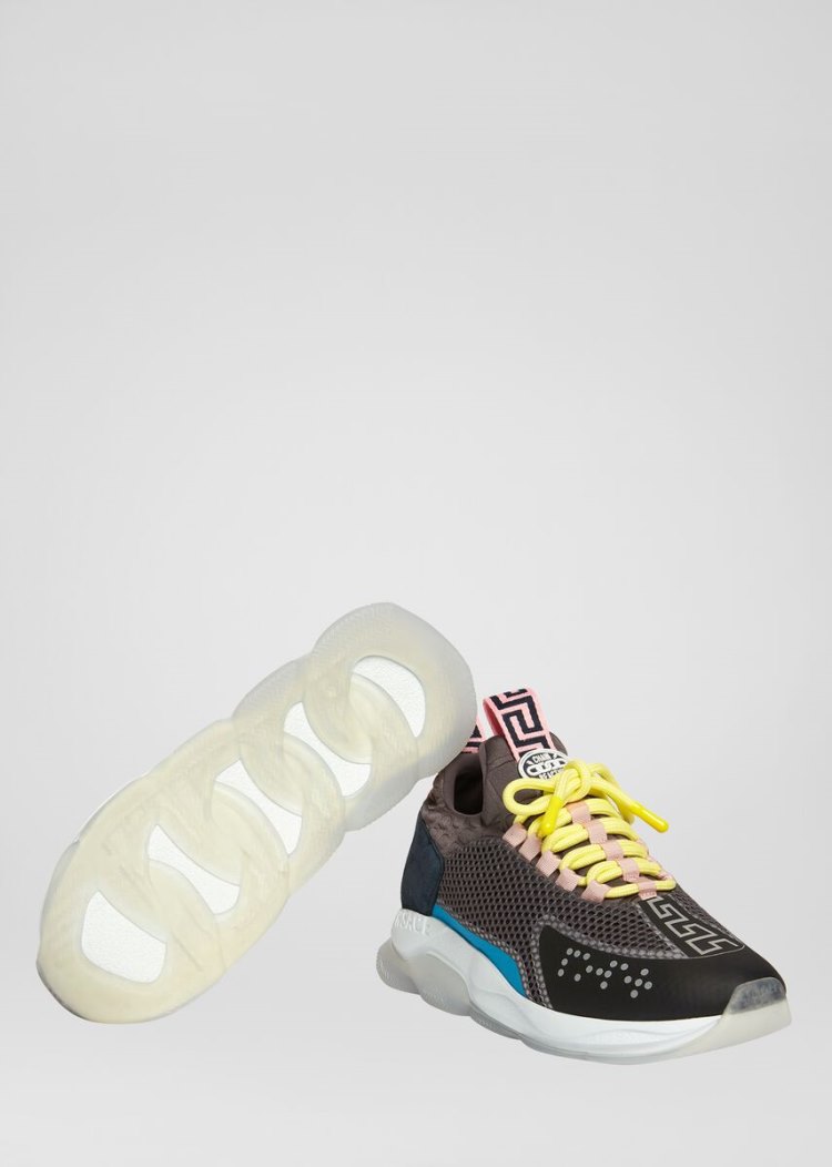 Versace Cross Chainer Trainers αθλητικα γυναικεια γκρι | HRIAO33