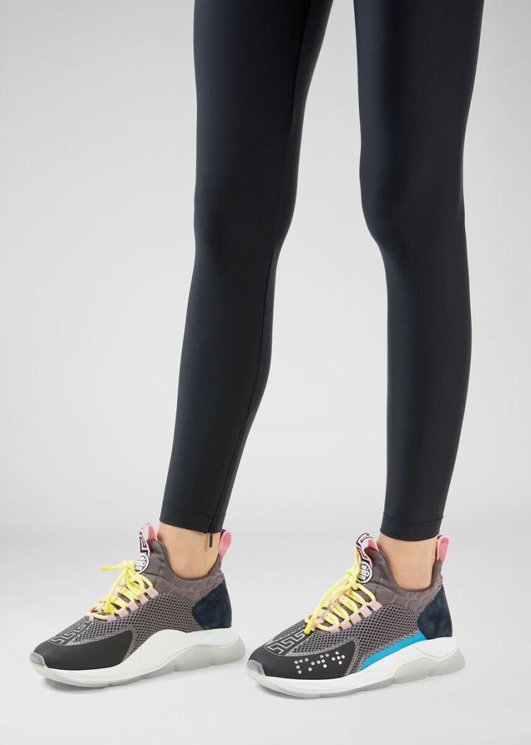 Versace Cross Chainer Trainers αθλητικα γυναικεια γκρι | HRIAO33