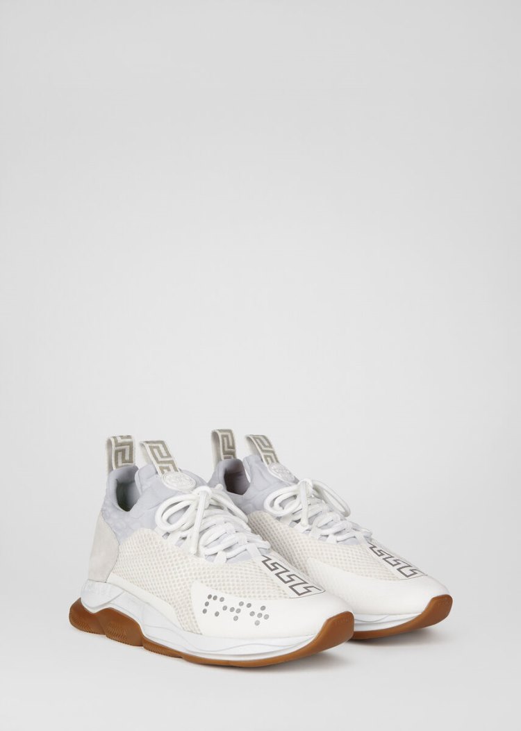Versace Cross Chainer Trainers αθλητικα ανδρικα ασπρα | I095VLX