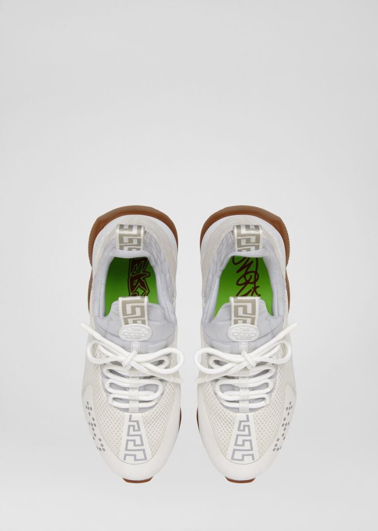 Versace Cross Chainer Trainers αθλητικα ανδρικα ασπρα | I095VLX