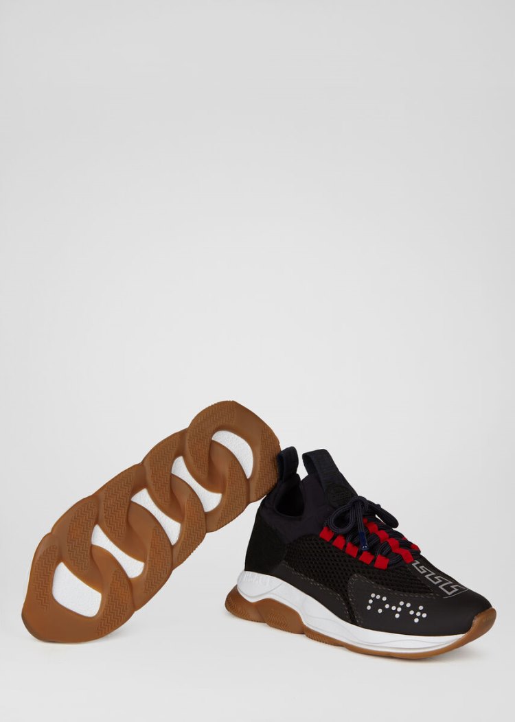 Versace Cross Chainer Trainers αθλητικα γυναικεια μαυρα | K2KB5X8