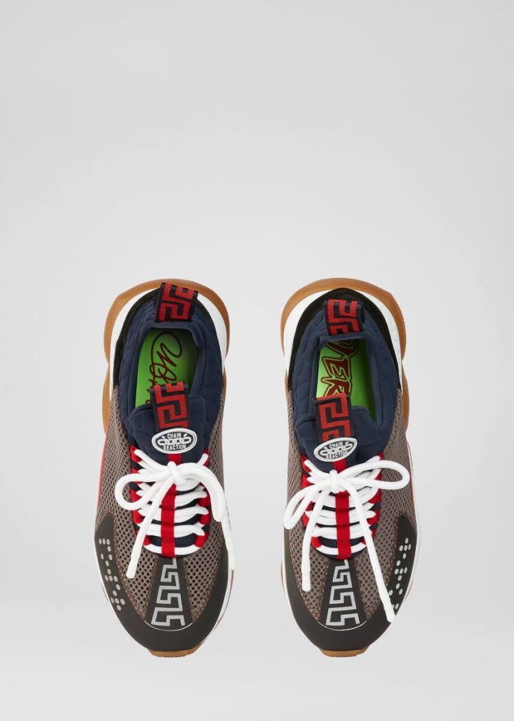 Versace Cross Chainer Trainers αθλητικα ανδρικα Πολύχρωμο | QZLZPKA