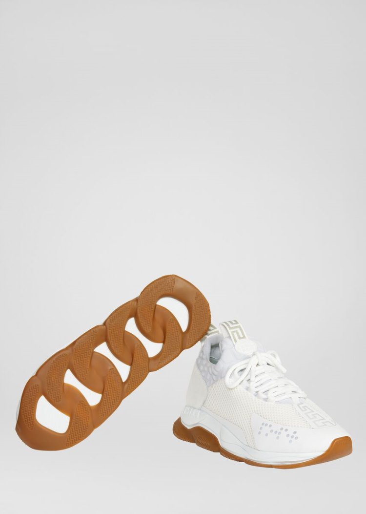 Versace Cross Chainer Trainers αθλητικα γυναικεια ασπρα | WIPYWCN