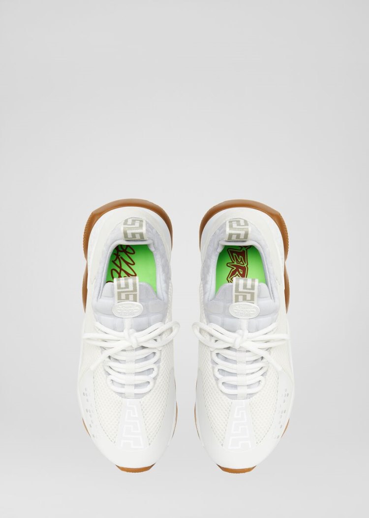 Versace Cross Chainer Trainers αθλητικα γυναικεια ασπρα | WIPYWCN