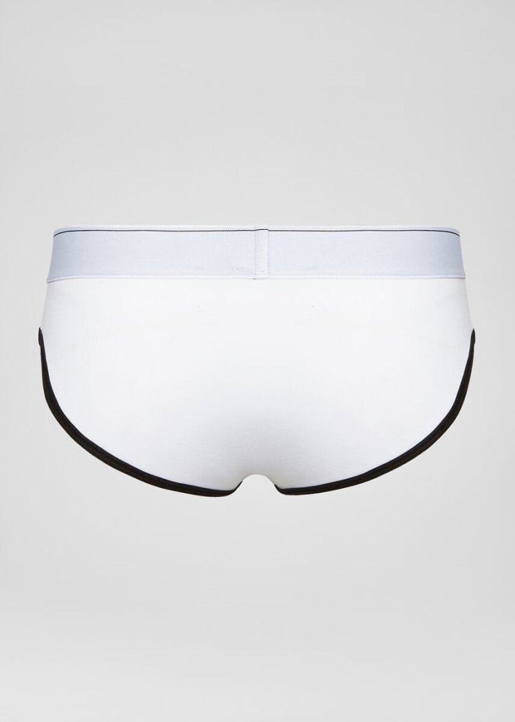 Versace Crystal GV Signature Briefs εσωρουχα γυναικεια ασπρα | 2BQC3RW