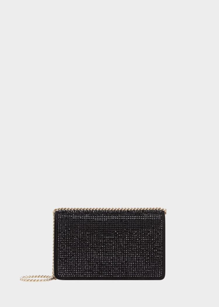 Versace Crystal Palazzo Evening Bag Evening Bags γυναικεια μαυρα | UE0JHSU