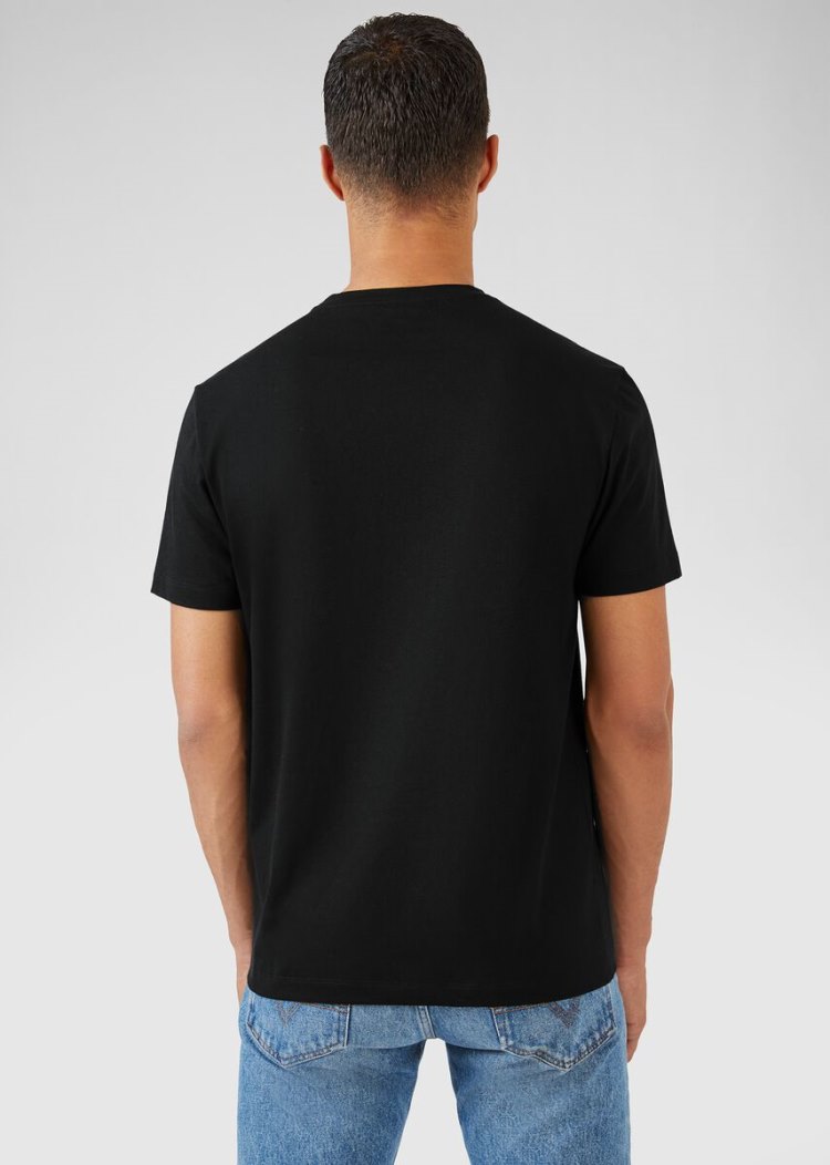 Versace Embellished Medusa Logo T Shirt μπλουζακια ανδρικα μαυρα | AQZHVGZ