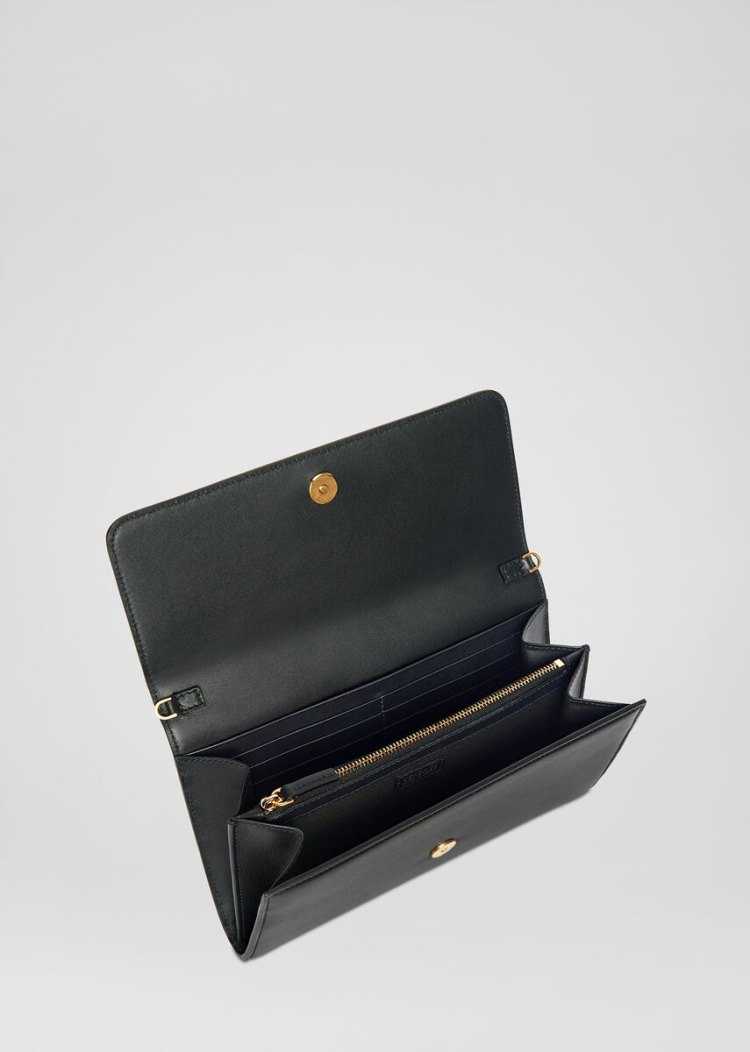 Versace Embroidered Scents Motif Icon Evening Bag Evening Bags γυναικεια μαυρα | QG6KY0I