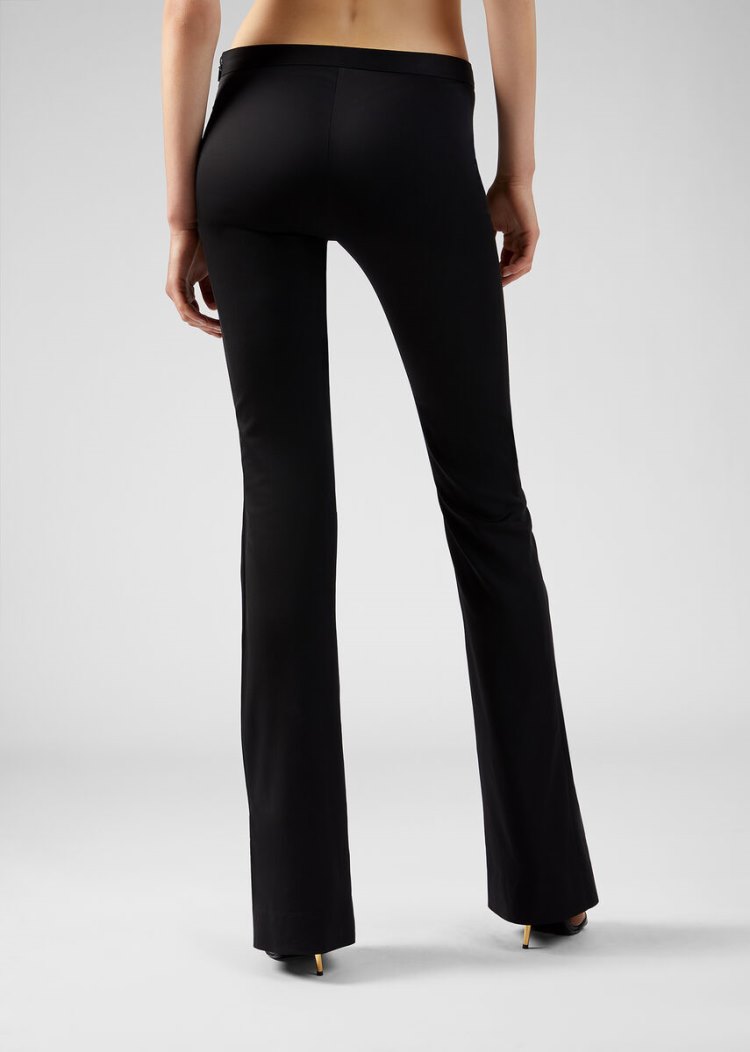 Versace Flared Pants παντελόνι γυναικεια μαυρα | COL3A6X