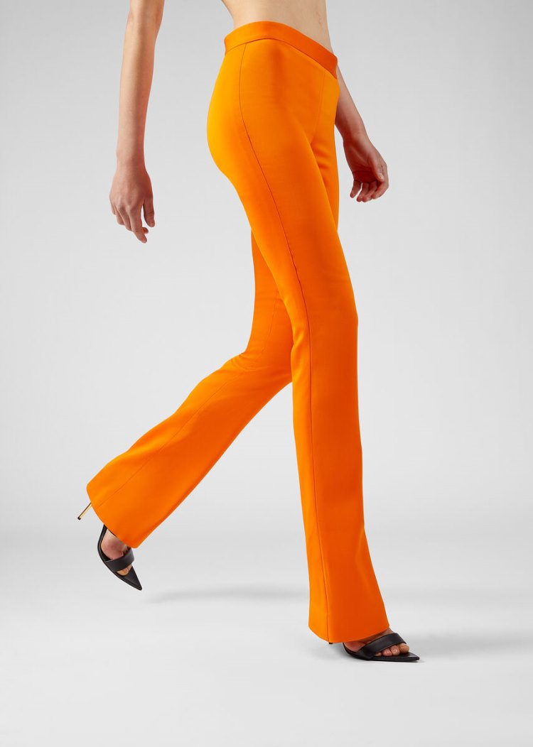 Versace Flared Pants παντελόνι γυναικεια πορτοκαλι | N3XD5FL