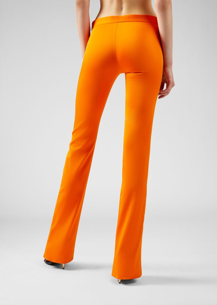 Versace Flared Pants παντελόνι γυναικεια πορτοκαλι | N3XD5FL