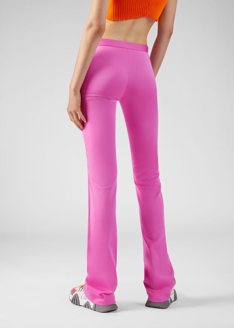 Versace Flared Pants παντελόνι γυναικεια ροζ | OE9JRMG