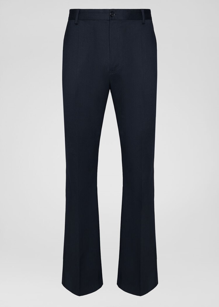 Versace Flared Wool Trousers παντελόνι ανδρικα μαυρα | QKI9FCK