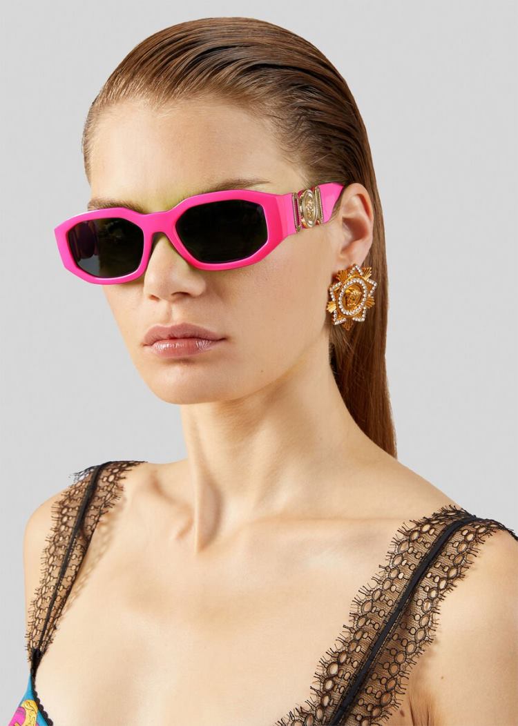 Versace Fluo Fuchsia Medusa Biggie γυαλια ηλιου γυναικεια ροζ | WA8ZJBG