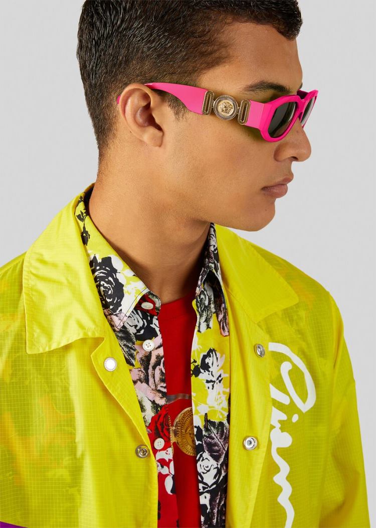 Versace Fluo Fuchsia Medusa Biggie γυαλια ηλιου γυναικεια ροζ | WA8ZJBG