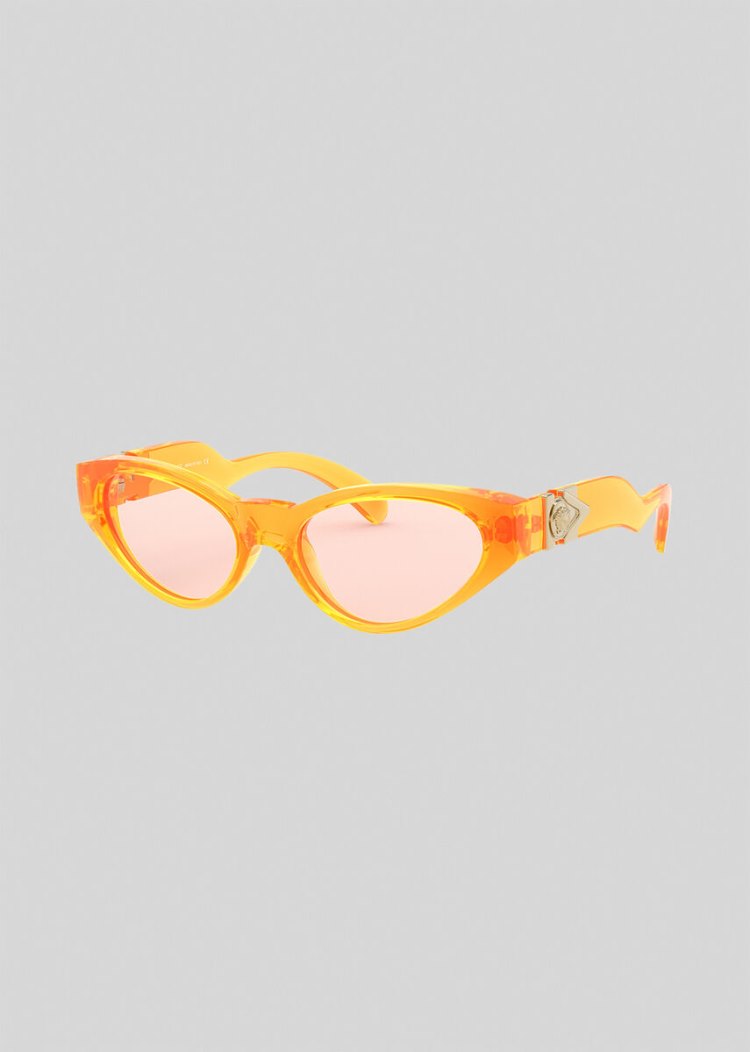 Versace Fluo Orange V-Medusa γυαλια ηλιου γυναικεια πορτοκαλι | SW5M8KC