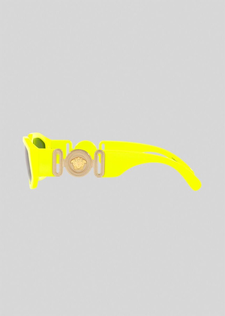 Versace Fluo Yellow Medusa Biggie γυαλια ηλιου γυναικεια κίτρινα | IKX29MV
