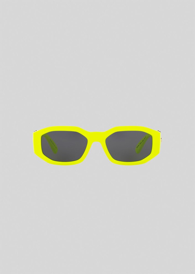 Versace Fluo Yellow Medusa Biggie γυαλια ηλιου ανδρικα κίτρινα | P1I3C03