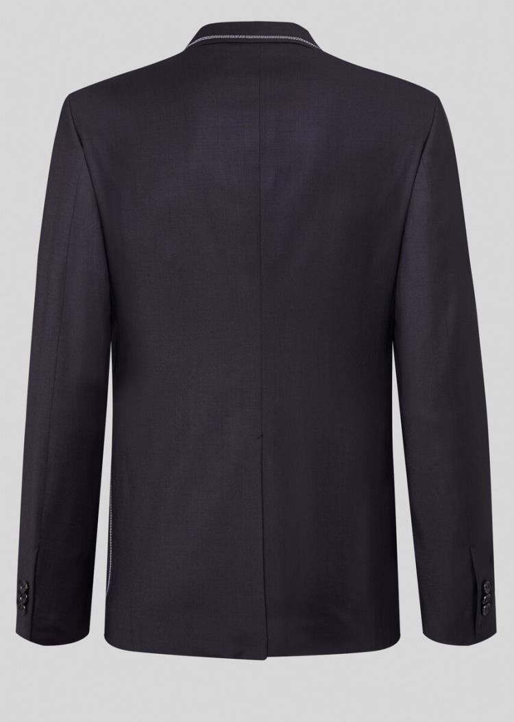 Versace GV Logo Wool Blazer Μπλέιζερ ανδρικα μαυρα | 6LUNY6G