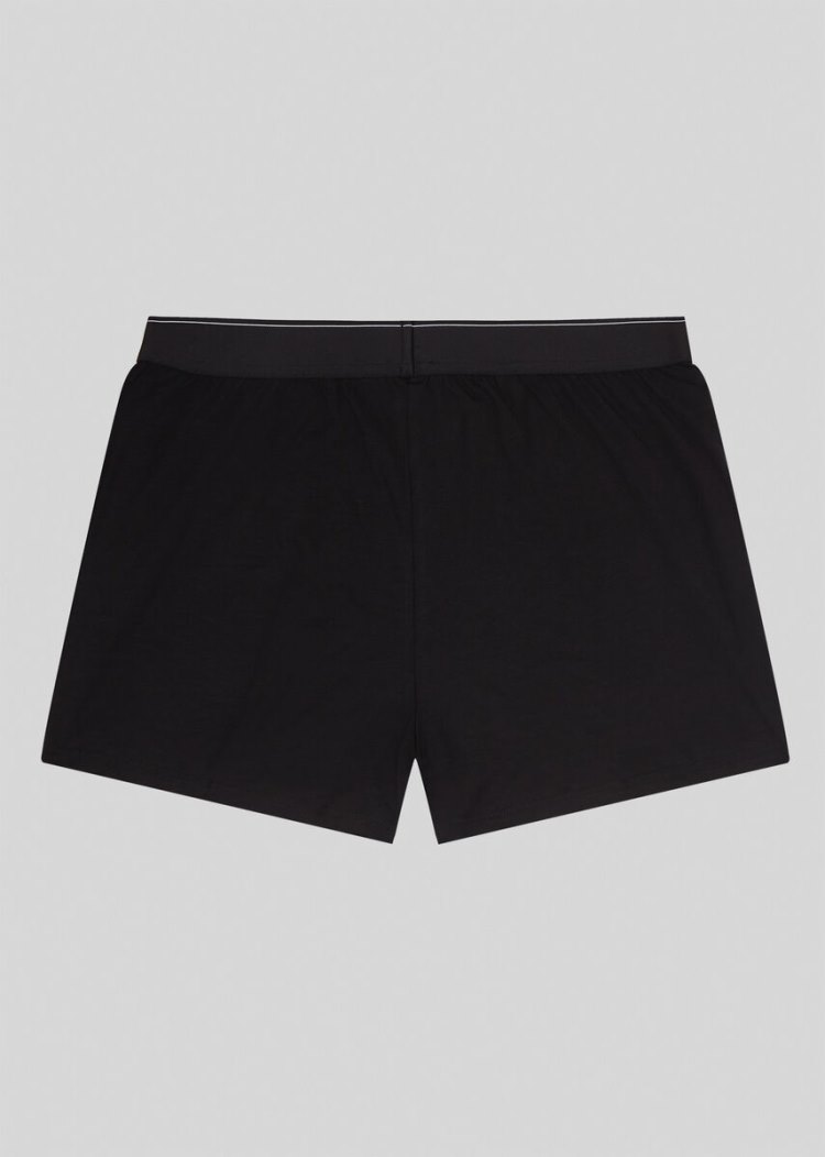 Versace GV Signature Border Boxers εσωρουχα ανδρικα μαυρα | HKAYG3L