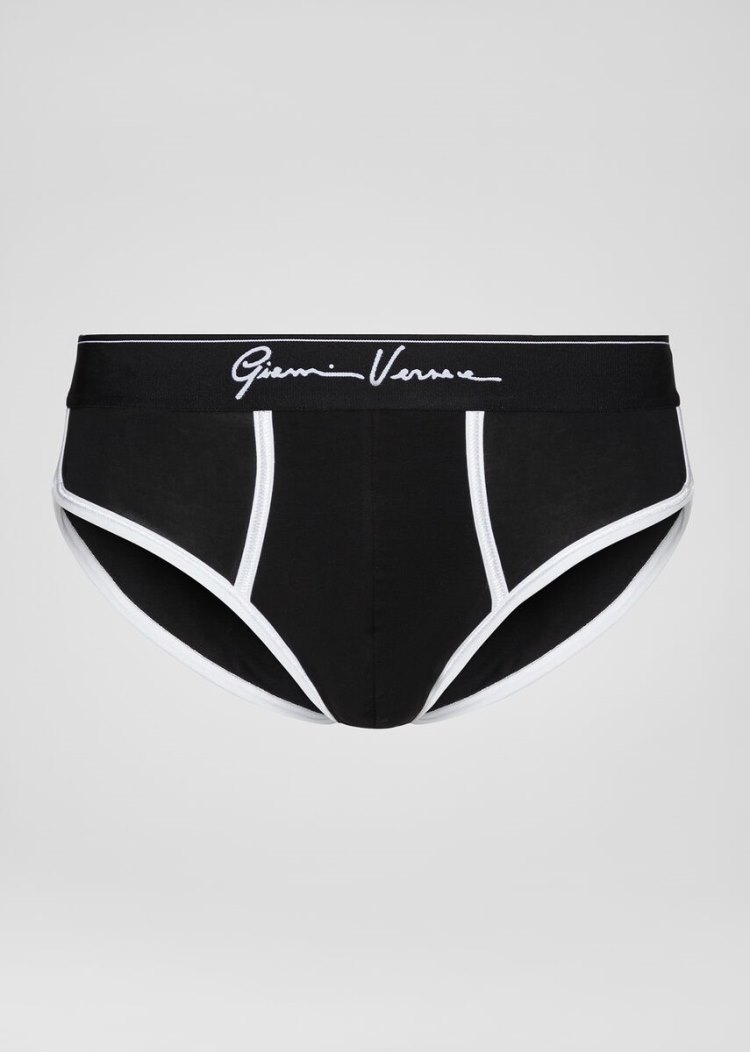 Versace GV Signature Briefs εσωρουχα ανδρικα μαυρα | PML5M73