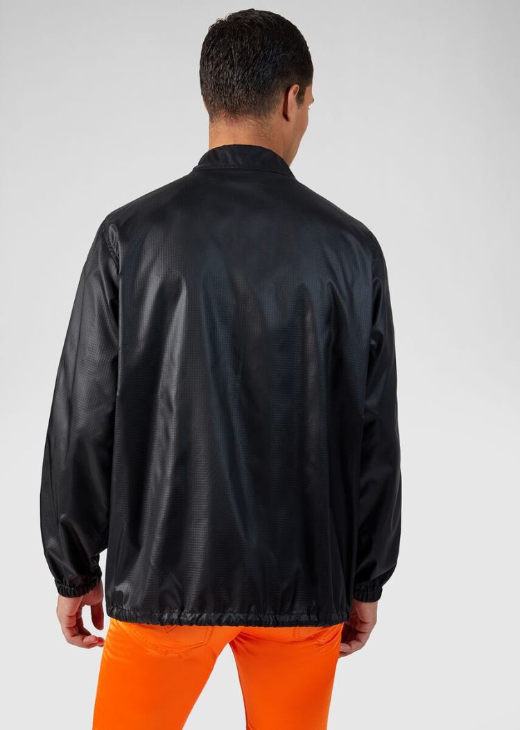 Versace GV Signature Jacket μπουφαν ανδρικα μαυρα | L1JI54N