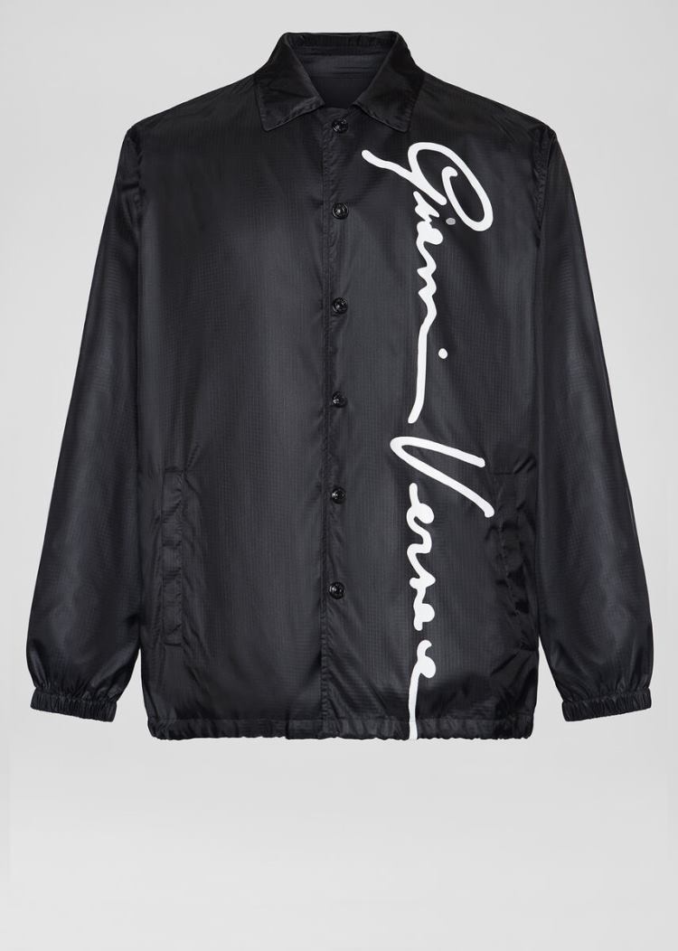 Versace GV Signature Jacket μπουφαν ανδρικα μαυρα | L1JI54N