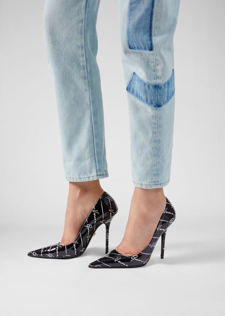Versace GV Signature Pumps γοβεσ γυναικεια μαυρα | BNWQMWI