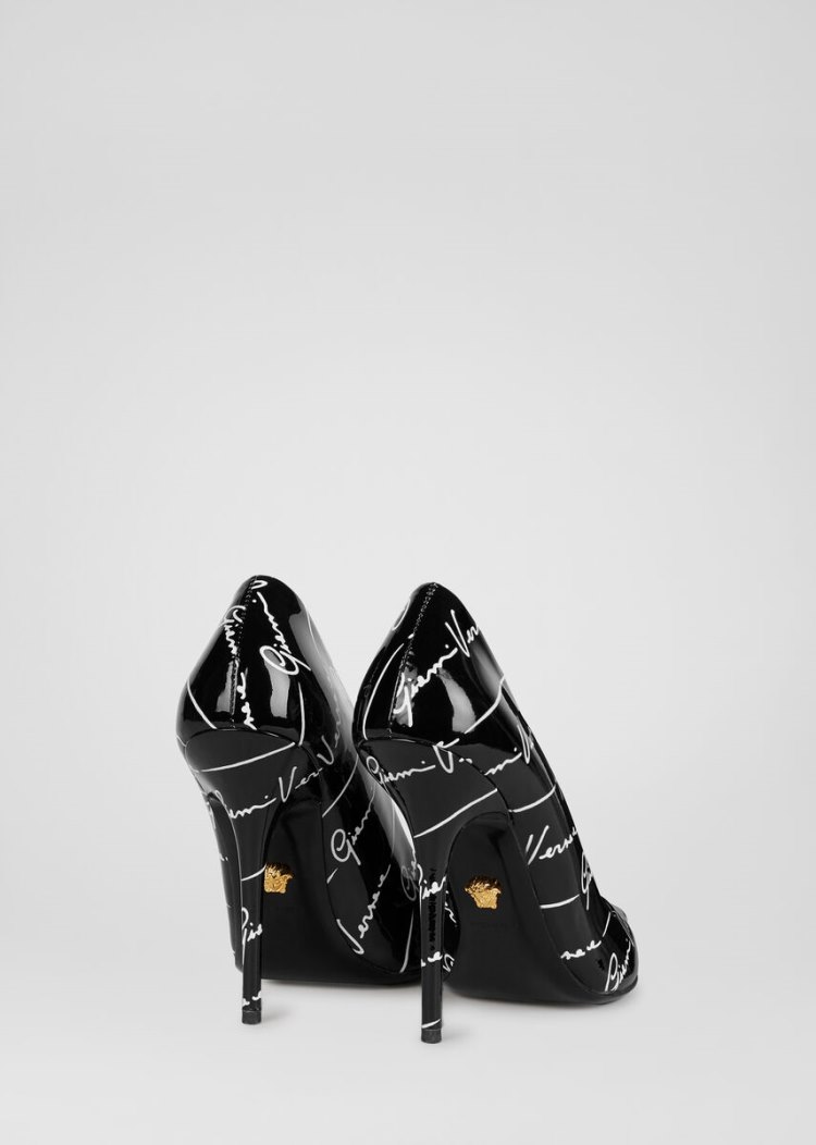 Versace GV Signature Pumps γοβεσ γυναικεια μαυρα | BNWQMWI