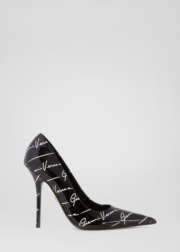 Versace GV Signature Pumps γοβεσ γυναικεια μαυρα | BNWQMWI