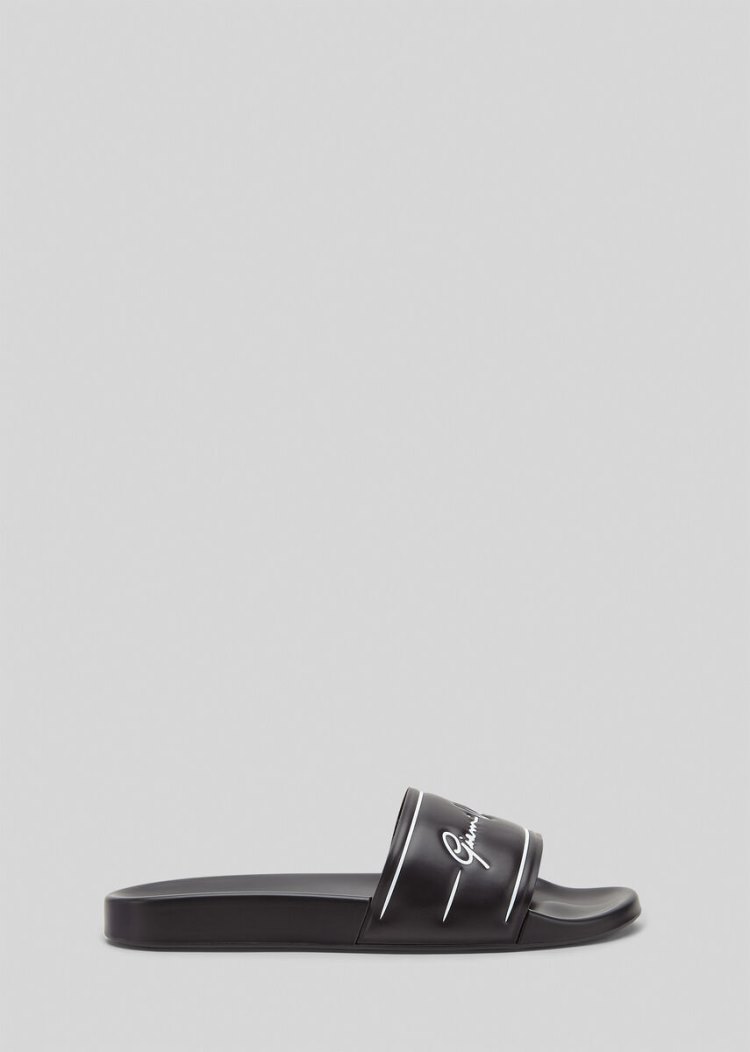 Versace GV Signature Slides παντοφλεσ ανδρικα μαυρα | LS9EC2D