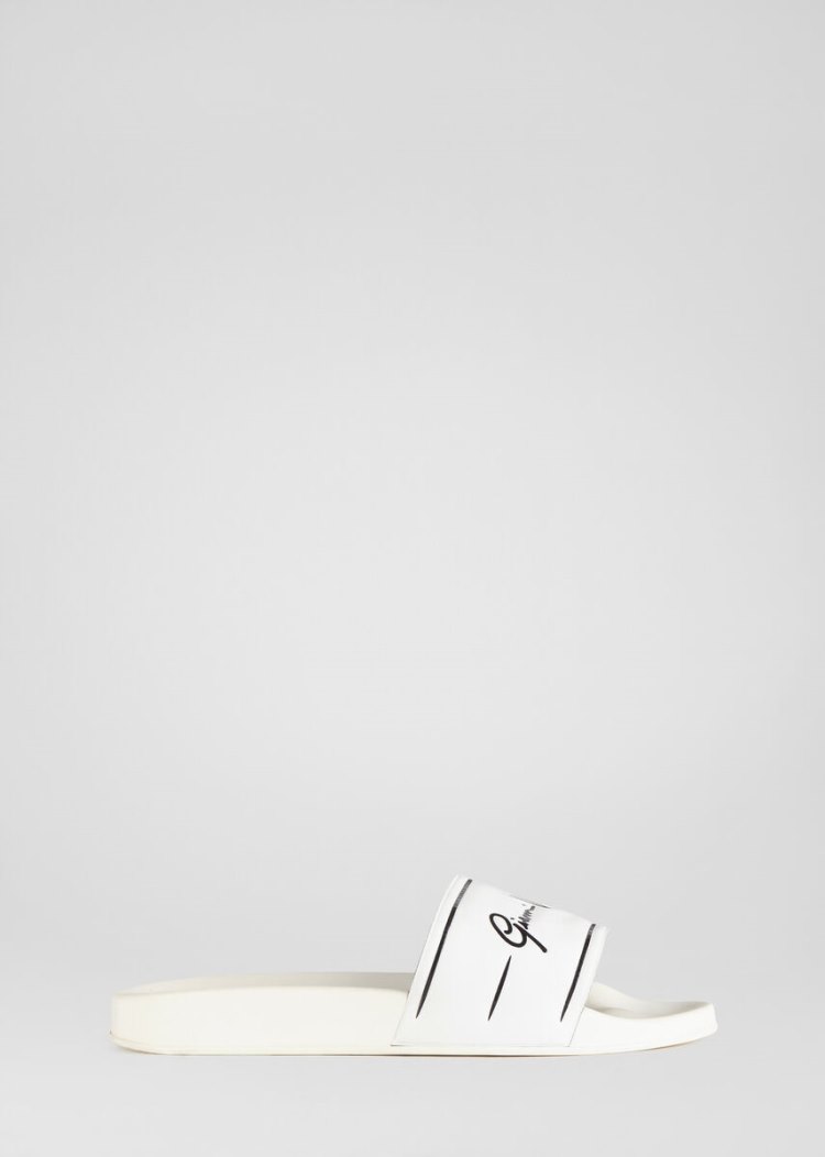 Versace GV Signature Slides παντοφλεσ γυναικεια ασπρα | R6CXRRD