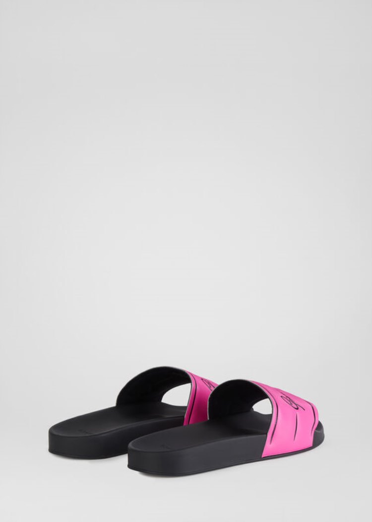 Versace GV Signature Slides παντοφλεσ γυναικεια ροζ | YRVV9CN