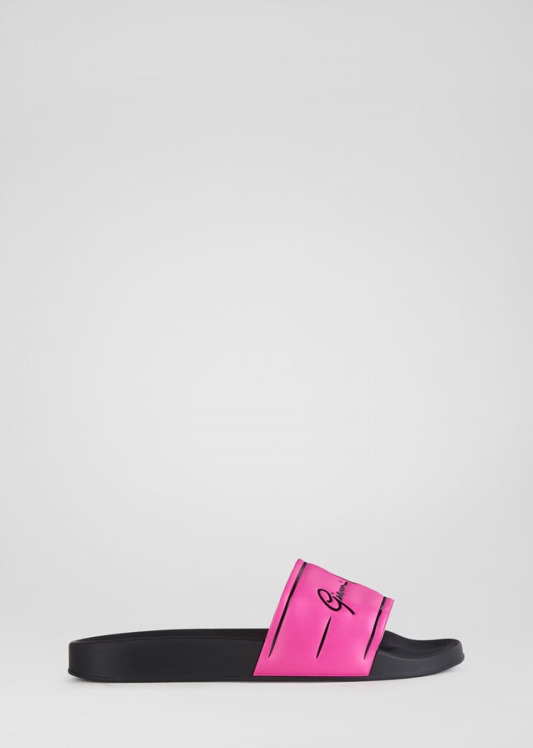 Versace GV Signature Slides παντοφλεσ γυναικεια ροζ | YRVV9CN