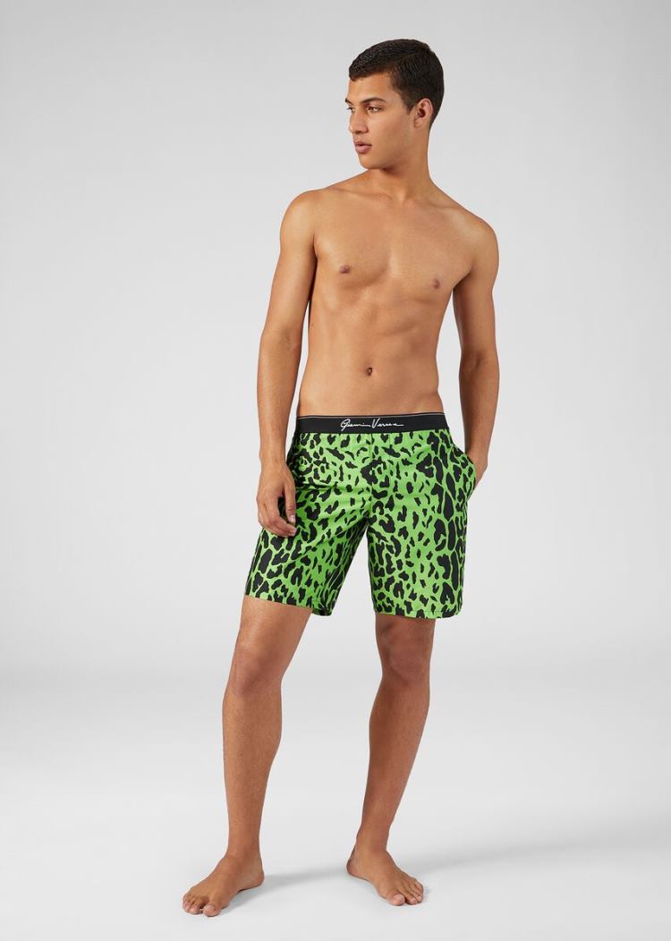 Versace GV Signature Swim Trunks μαγιό ανδρικα Πολύχρωμο | N8OOG9V