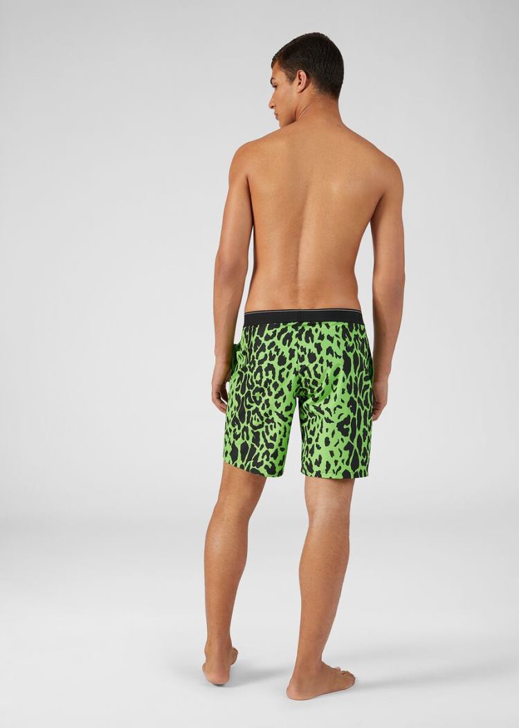 Versace GV Signature Swim Trunks μαγιό ανδρικα Πολύχρωμο | N8OOG9V