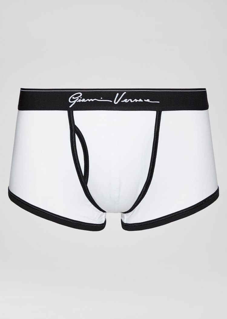 Versace GV Signature Trunks εσωρουχα ανδρικα ασπρα | CT29LY9
