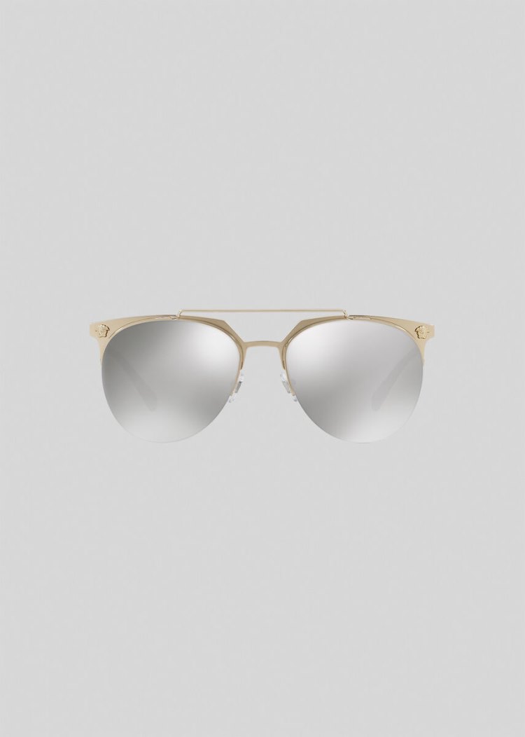 Versace Gold #Frenergy Pilot γυαλια ηλιου ανδρικα χρυσο χρωμα | B8YDCSH