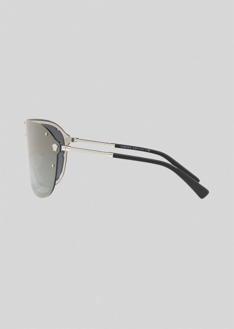 Versace Gold #Frenergy Visor γυαλια ηλιου γυναικεια χρυσο χρωμα | FMDD3PB
