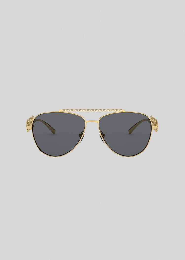 Versace Gold Signature Medusa Pilot γυαλια ηλιου γυναικεια χρυσο χρωμα | XV77Y3G